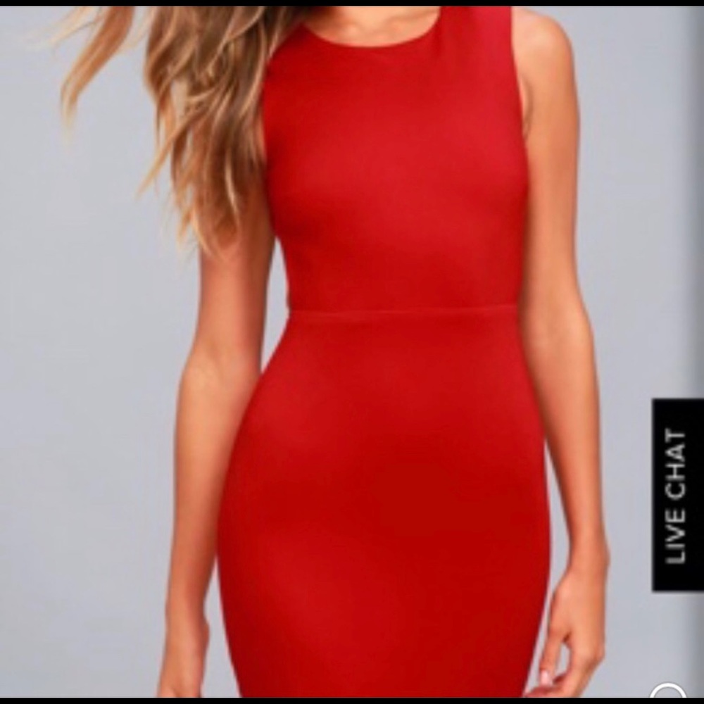 Lulus Xs Red Dress - Picture 3 of 3